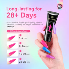 SAVILAND Poly Gel Nail Colors safe, low-odor formula suitable for professionals.