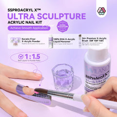 SAVILAND acrylic brush close-up enables smooth, controlled application.