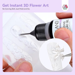 SAVILAND sculpting gel 10 ml creates deep 3D flower shapes