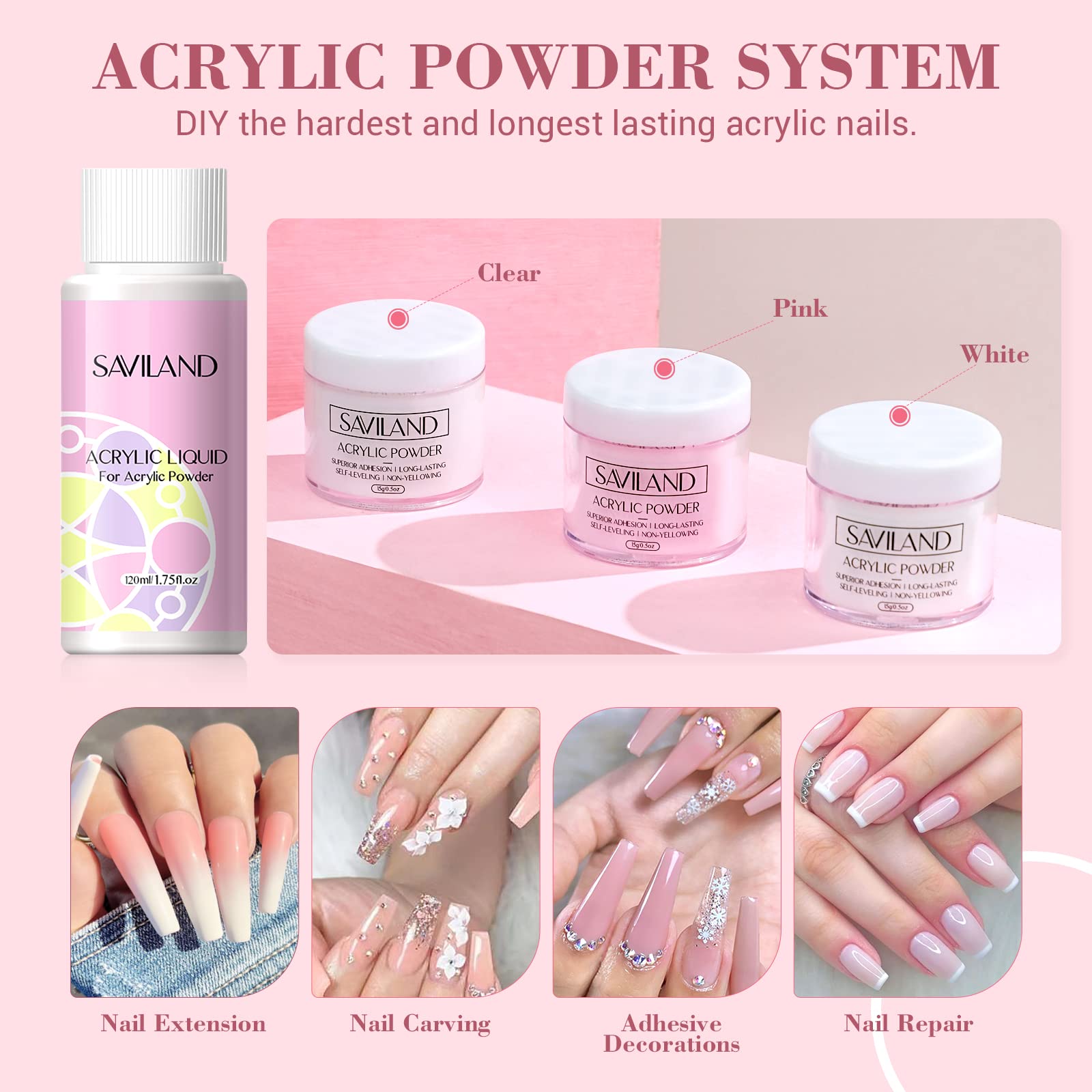 SAVILAND compact UV lamp cures gel polish quickly for smoother finishes