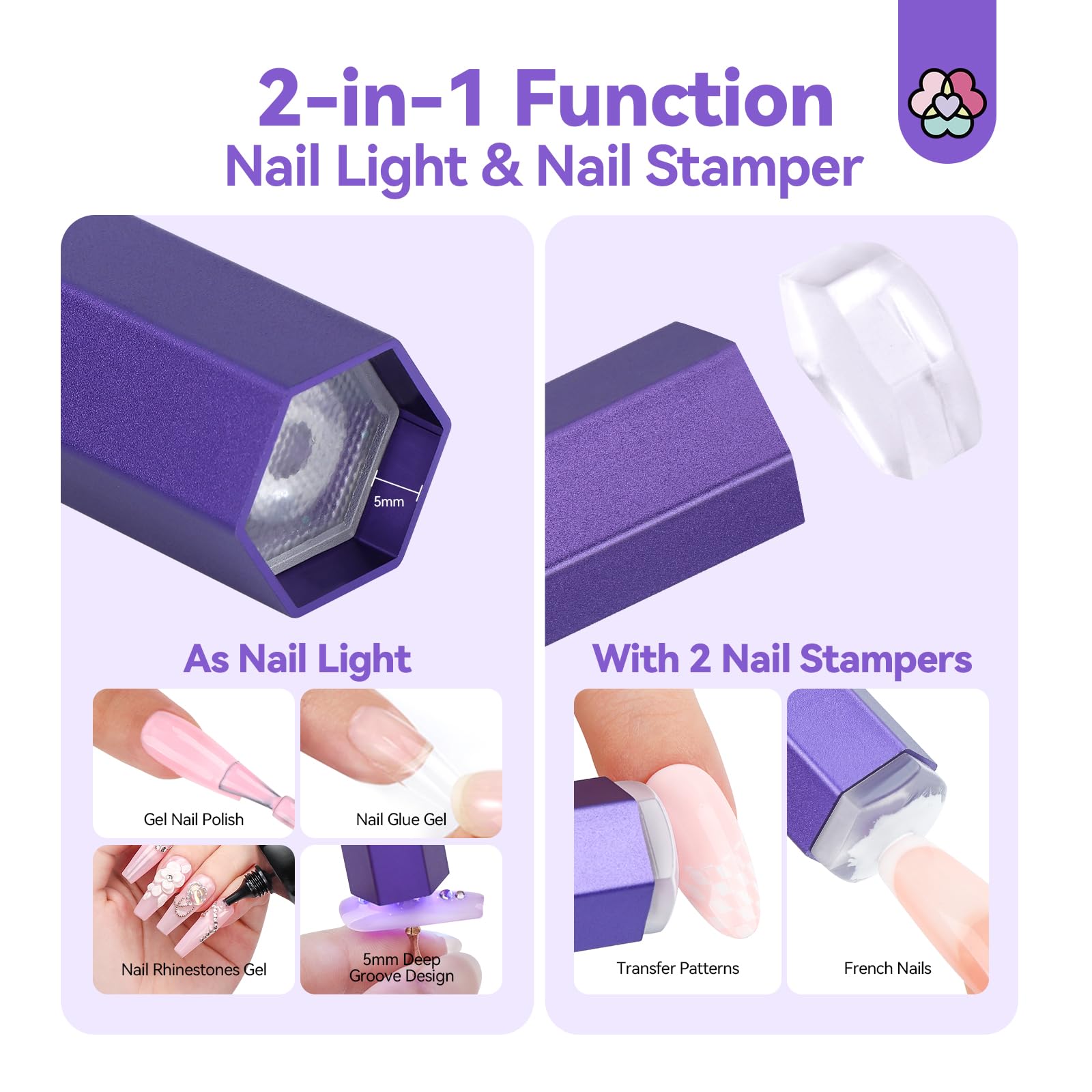 SAVILAND UV light swan neck design for easy angle adjustment
