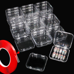 Sawvolker 24-pack press-on nail storage box showcases organized display for retailers.