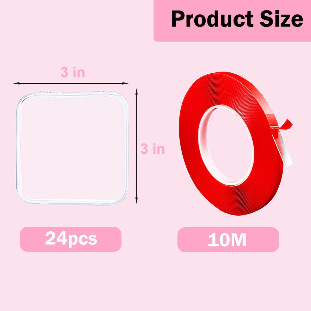 Sawvolker 10m double-sided tape roll for clean, secure nail adhesion.