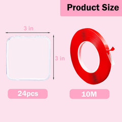 Sawvolker 10m double-sided tape roll for clean, secure nail adhesion.