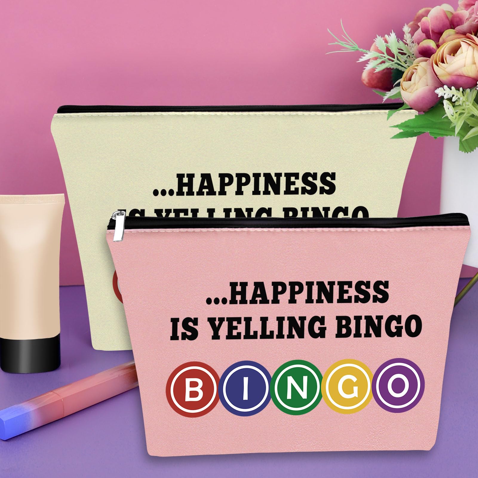 Sazuwu bingo lovers gift pouch as travel organizer