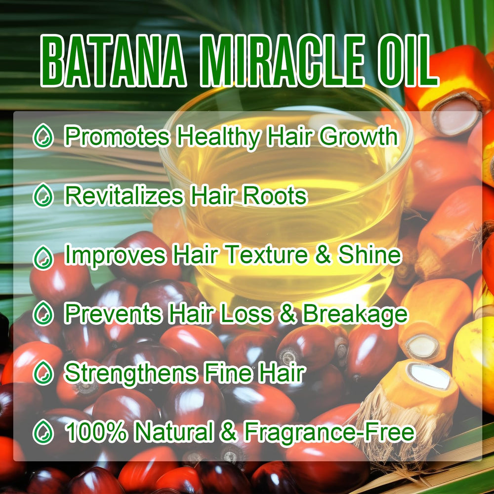 SBHEANGBA Batana Oil label close-up highlights pure organic formula for healthy skin.