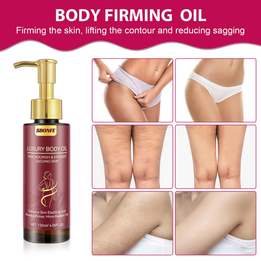 SBONFE Body Firming Oil dispensing pump enables easy, mess-free application