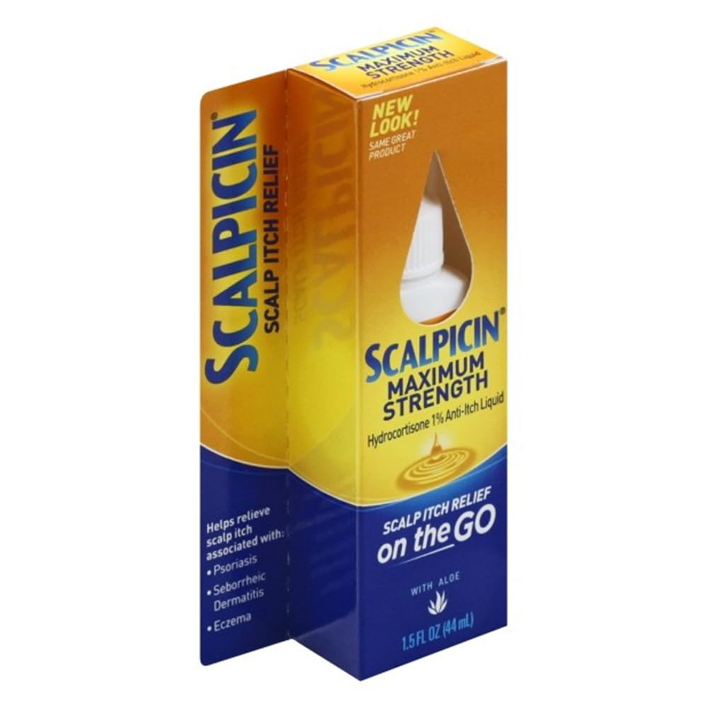 Scalpicin Max Strength multi-pack includes four 1.5 oz bottles for home use