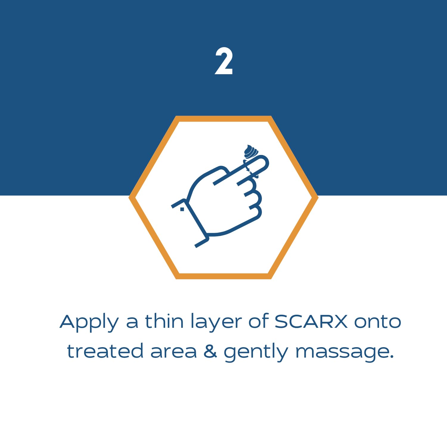 Scarx daily scar care routine in progress