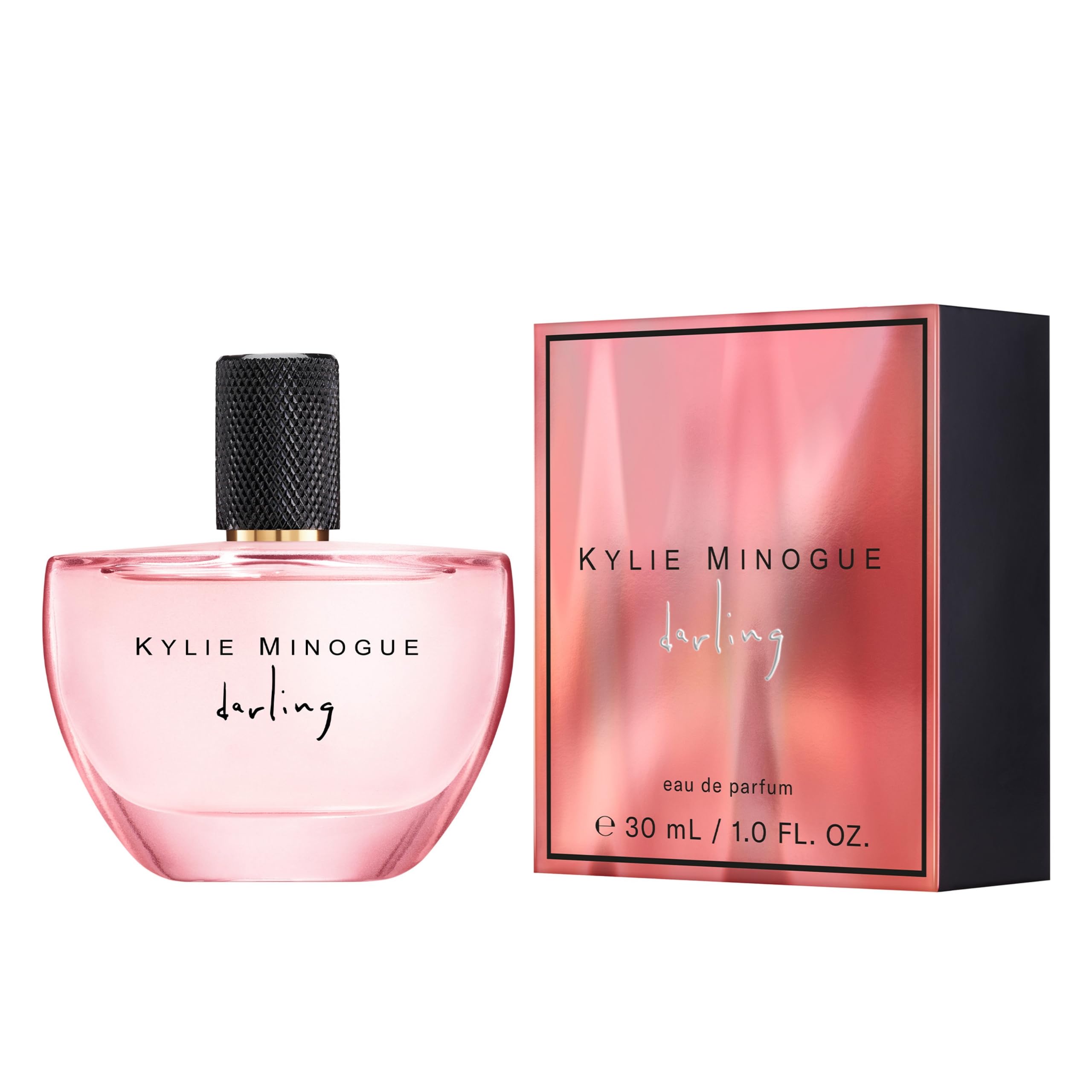 SCENT BEAUTY Kylie Minogue Darling EDP bottle top highlights elegant cap and premium presentation