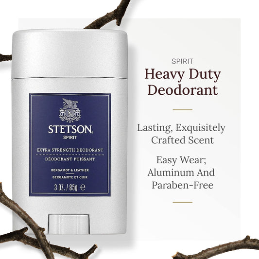 SCENT BEAUTY STETSON Spirit 3-pack packshot highlighting convenient grooming kit inclusion