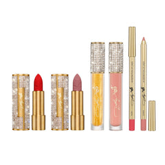 SCENT BEAUTY Heaven's Kiss lipstick in Jolene Red for bold color and satin finish