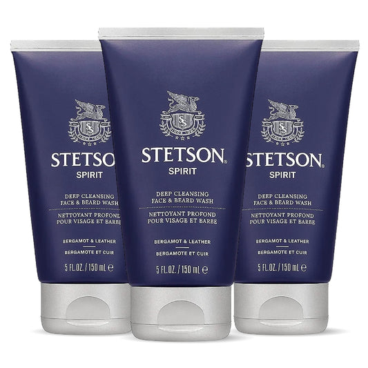 SCENT BEAUTY Stetson Deep Clean wash bottle front for daily cleansing