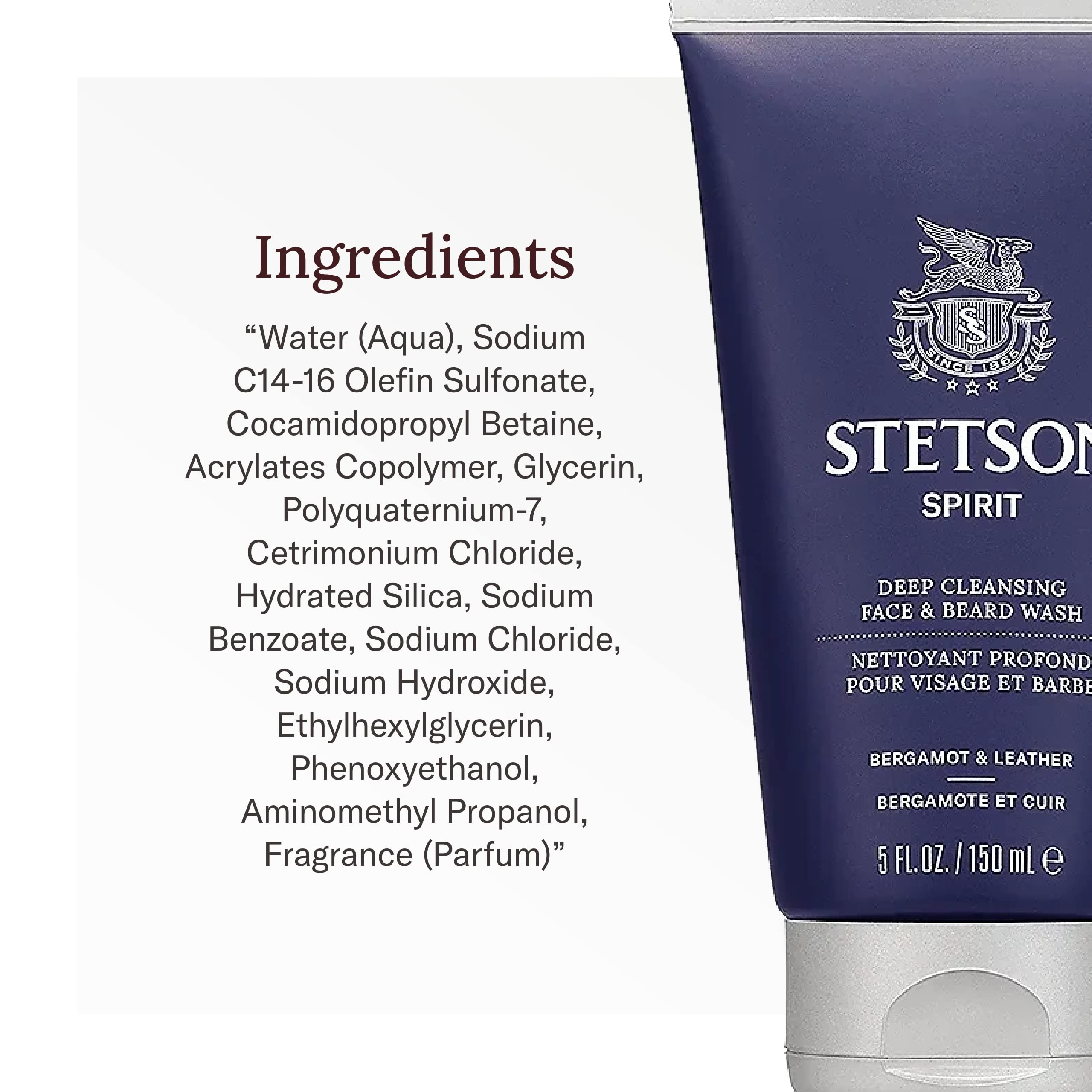 SCENT BEAUTY Stetson grooming packaging shown for gifting or display