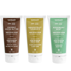 Scentuals hand cream set front view for daily hand care and hydration.