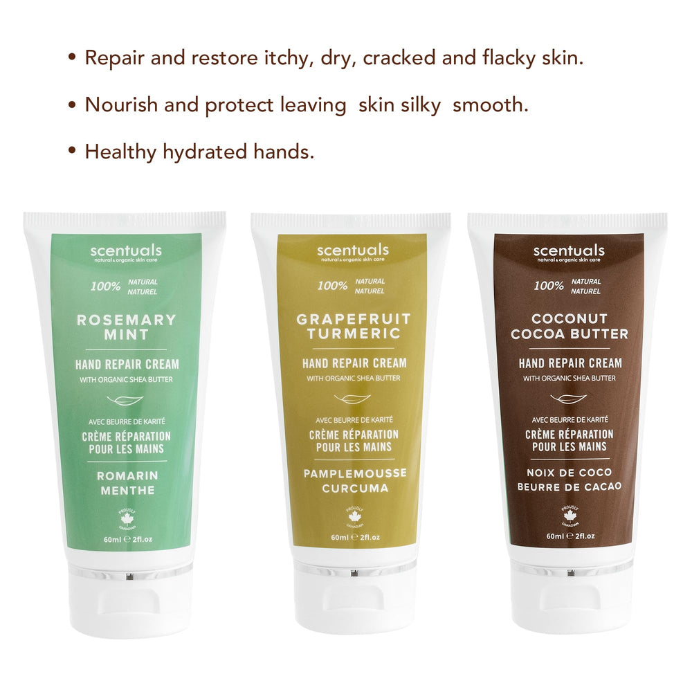 Scentuals shea butter formula image emphasizes deep nourishment.