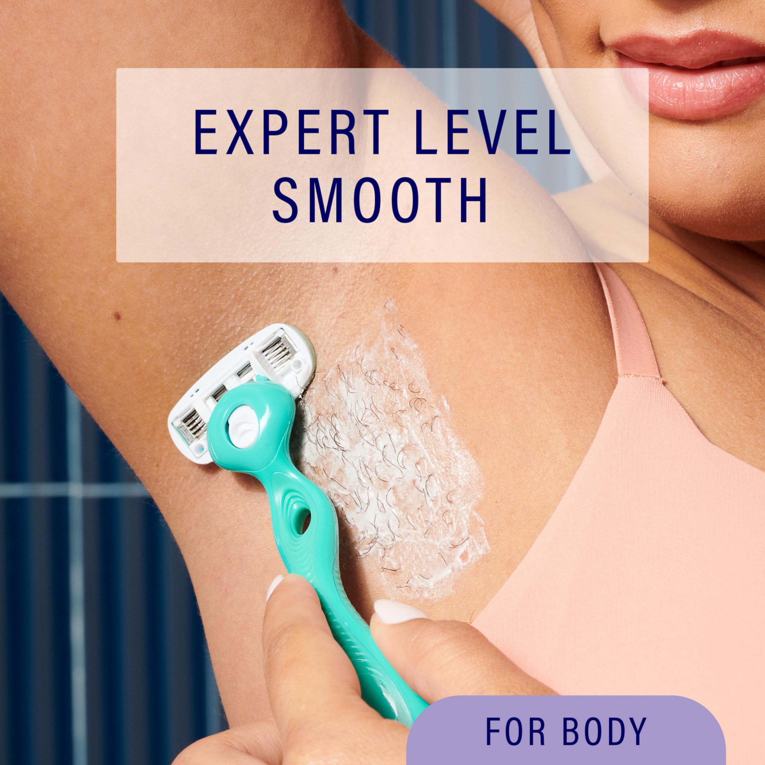 Schick Hydro Silk skin guards help protect delicate skin during shaving.