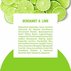 Schmidt's Bergamot + Lime packaging highlights vegan and cruelty-free certifications