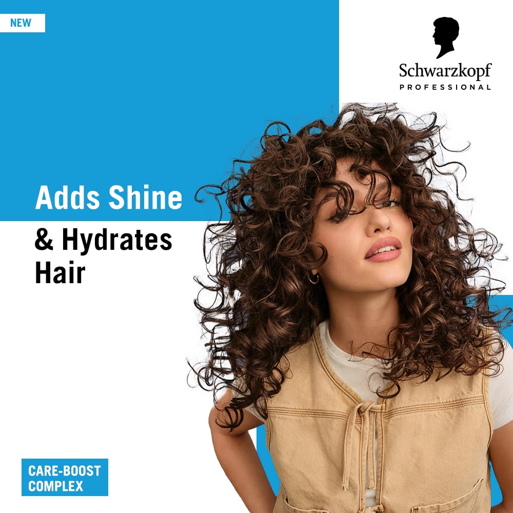 Schwarzkopf Professional BC BONACURE Hyaluronic Moisture Kick used in a salon for hydration.