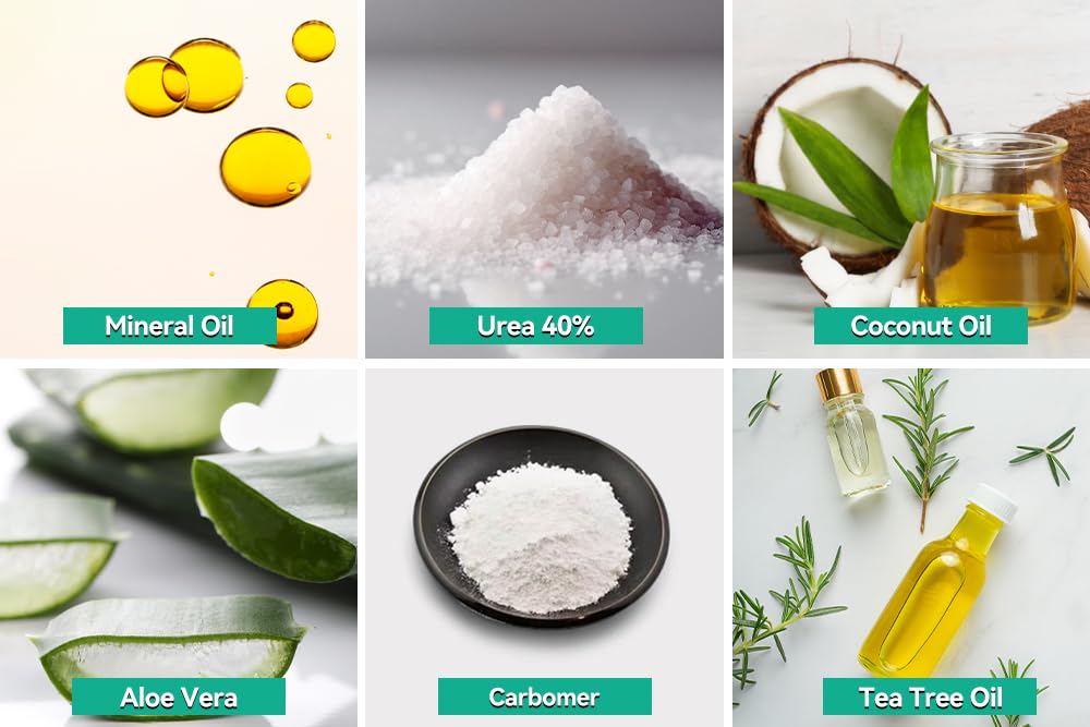 Scientific Solutions Global Aloe Vera in CLEAR 40% Urea Gel supports skin repair
