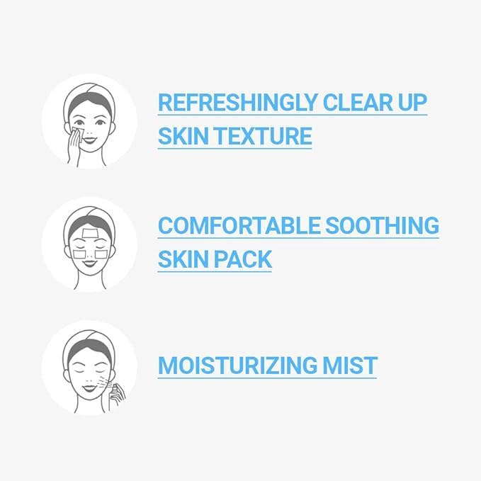 SCINIC Simple Calming Toner routine ideas on a bathroom shelf