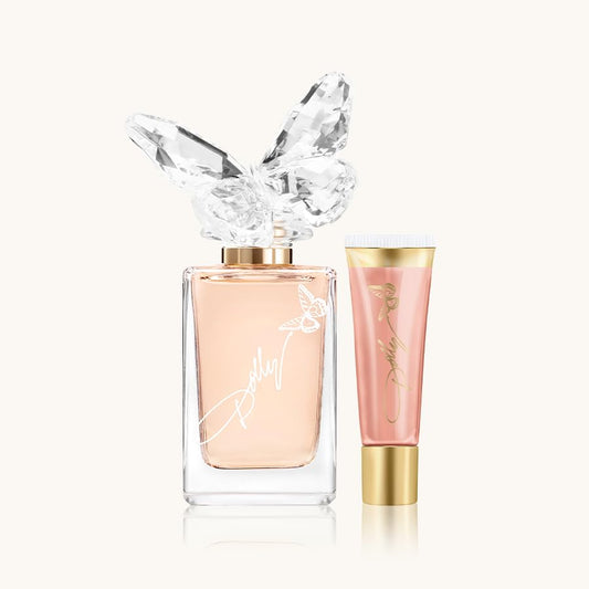 SCENT BEAUTY Dolly Tennessee Sunset bottle pour demonstrates simple application and smooth scent release.