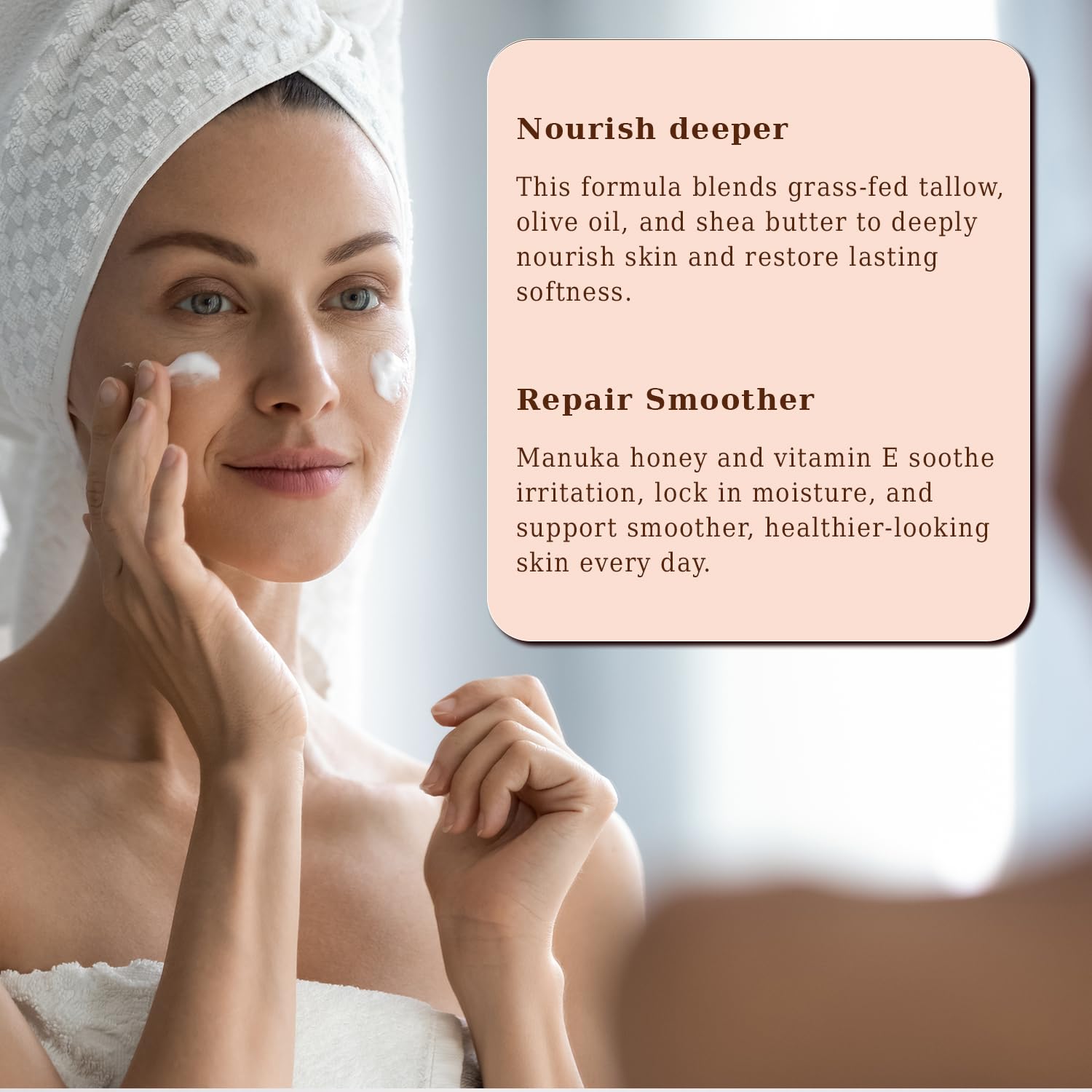 Scosvvi honey balm glow on skin after application