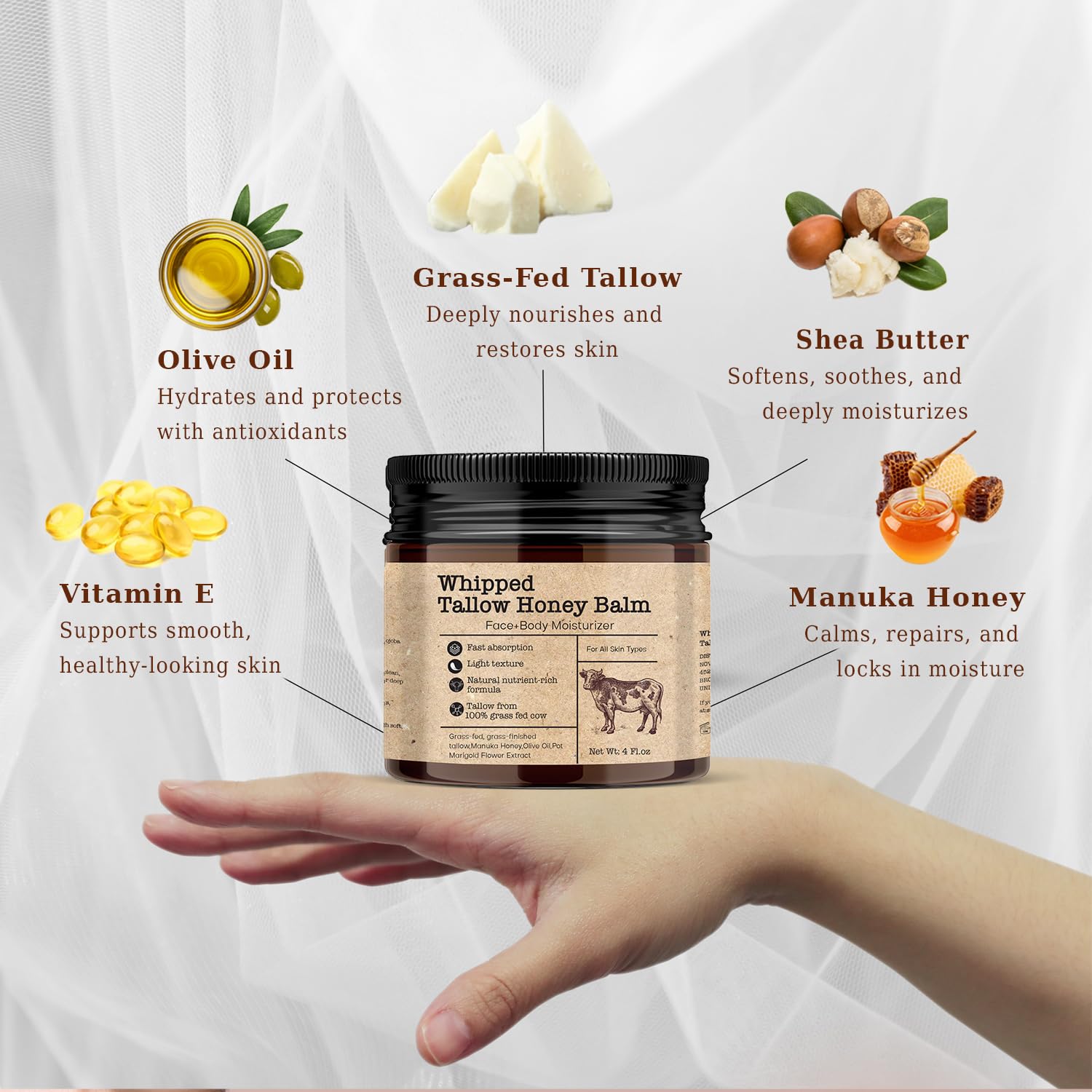 Scosvvi balm close-up shows creamy texture for dry skin