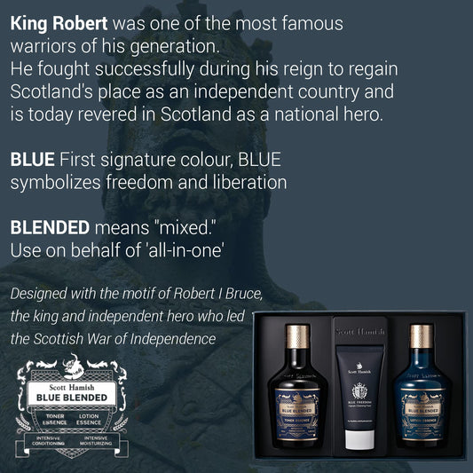 Scott Hamish Blue Blended Set toner essence balances the complexion