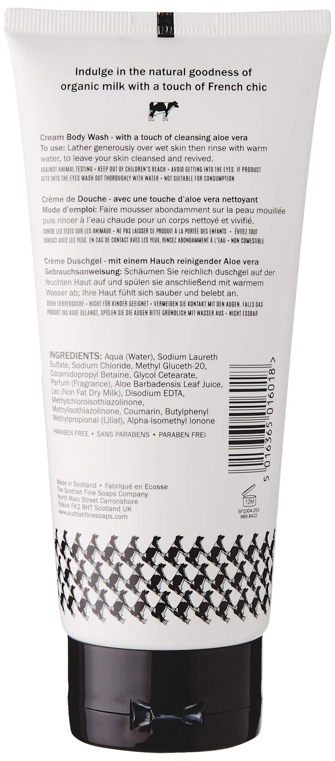 Au Lait Cream Body Wash rich foamy lather for a refreshing cleanse