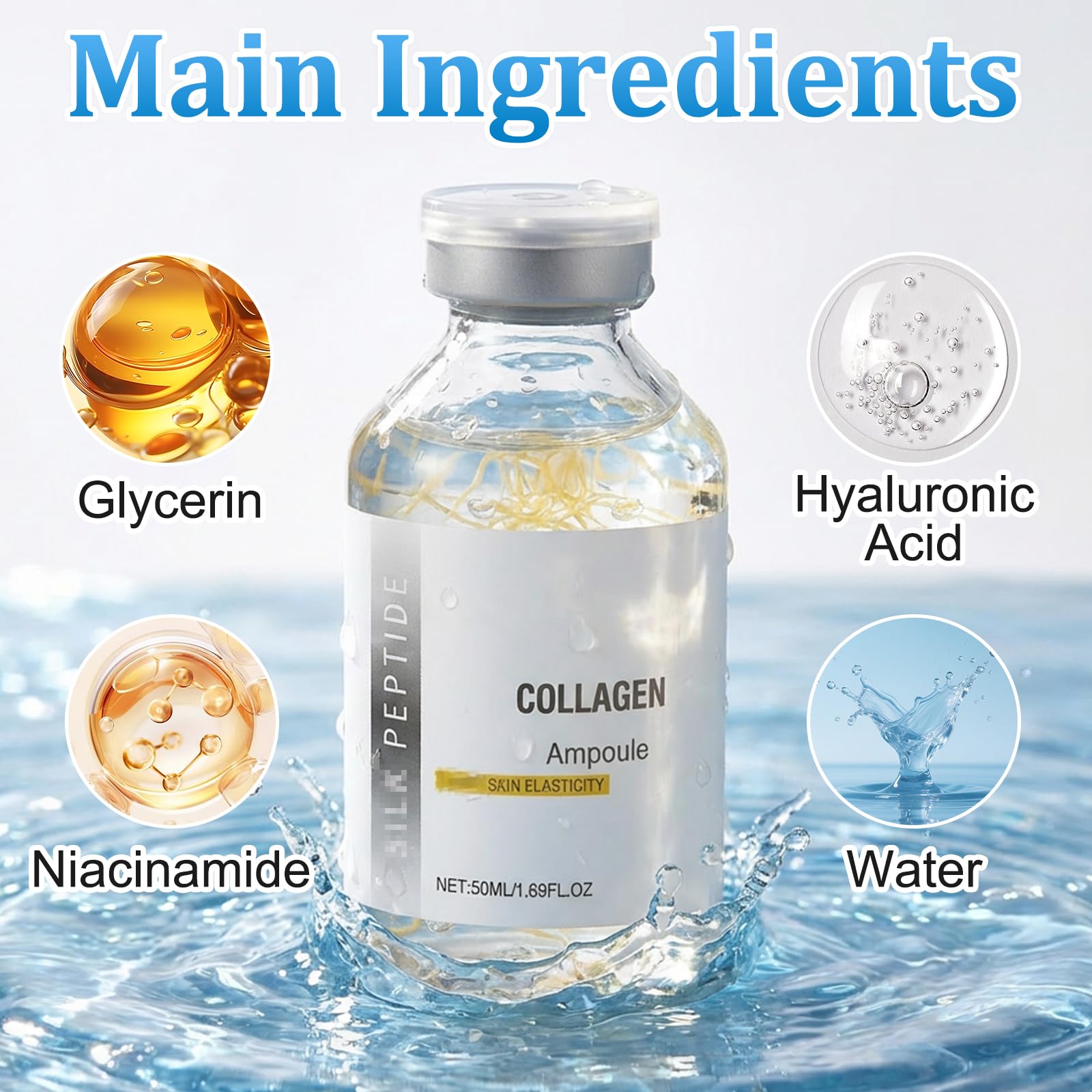 scrlous peptide lifting ampoule application on skin demonstrates quick absorption and refreshed complexion.