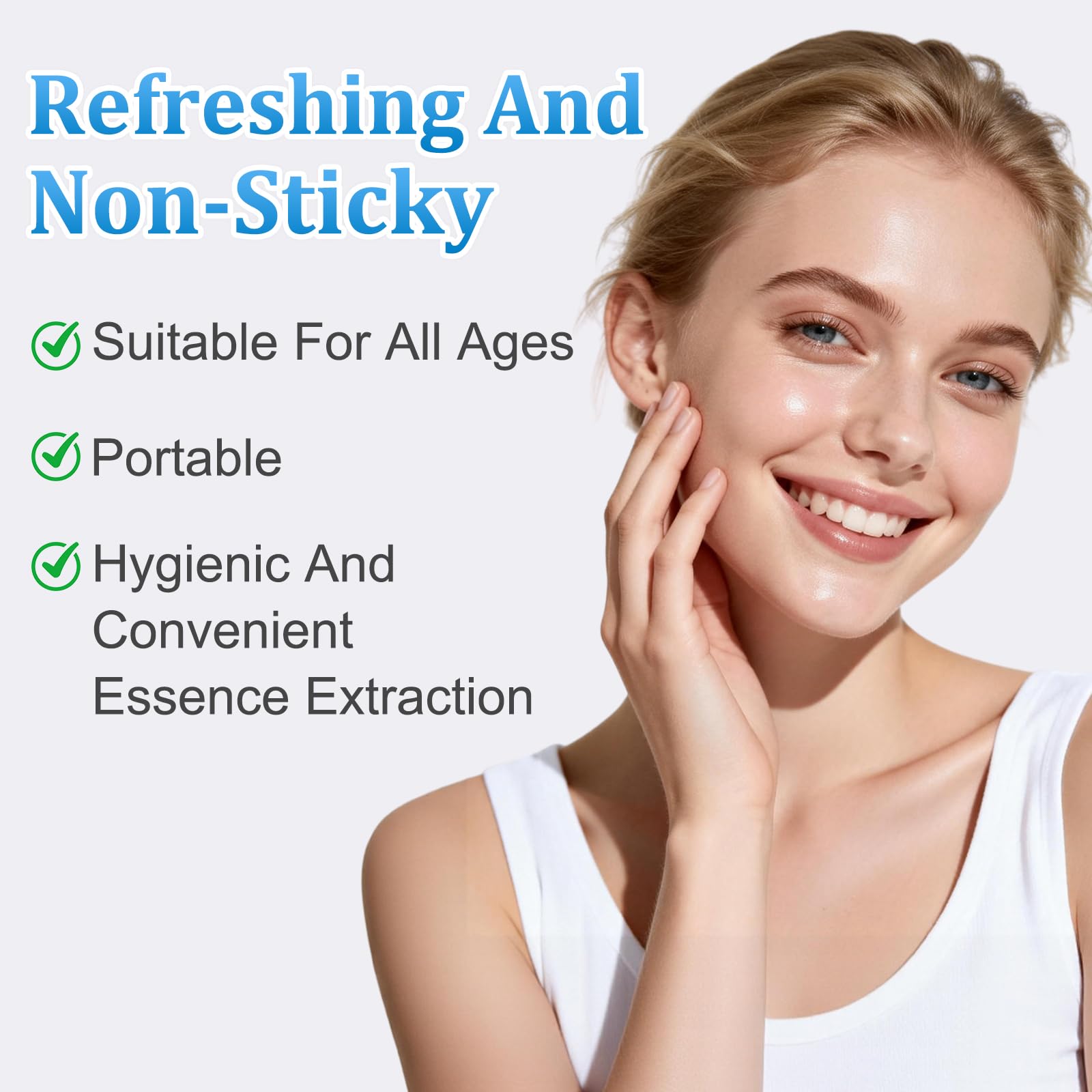 scrlous peptide lifting ampoule texture on skin indicating moisturized, smooth result.