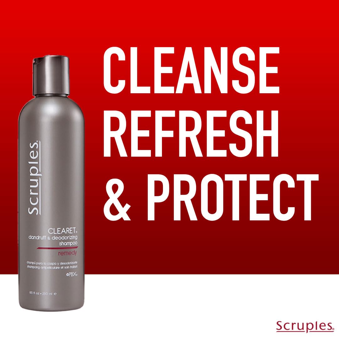 Scruples Clearet shampoo foamy wash; refreshing scalp cleanse.