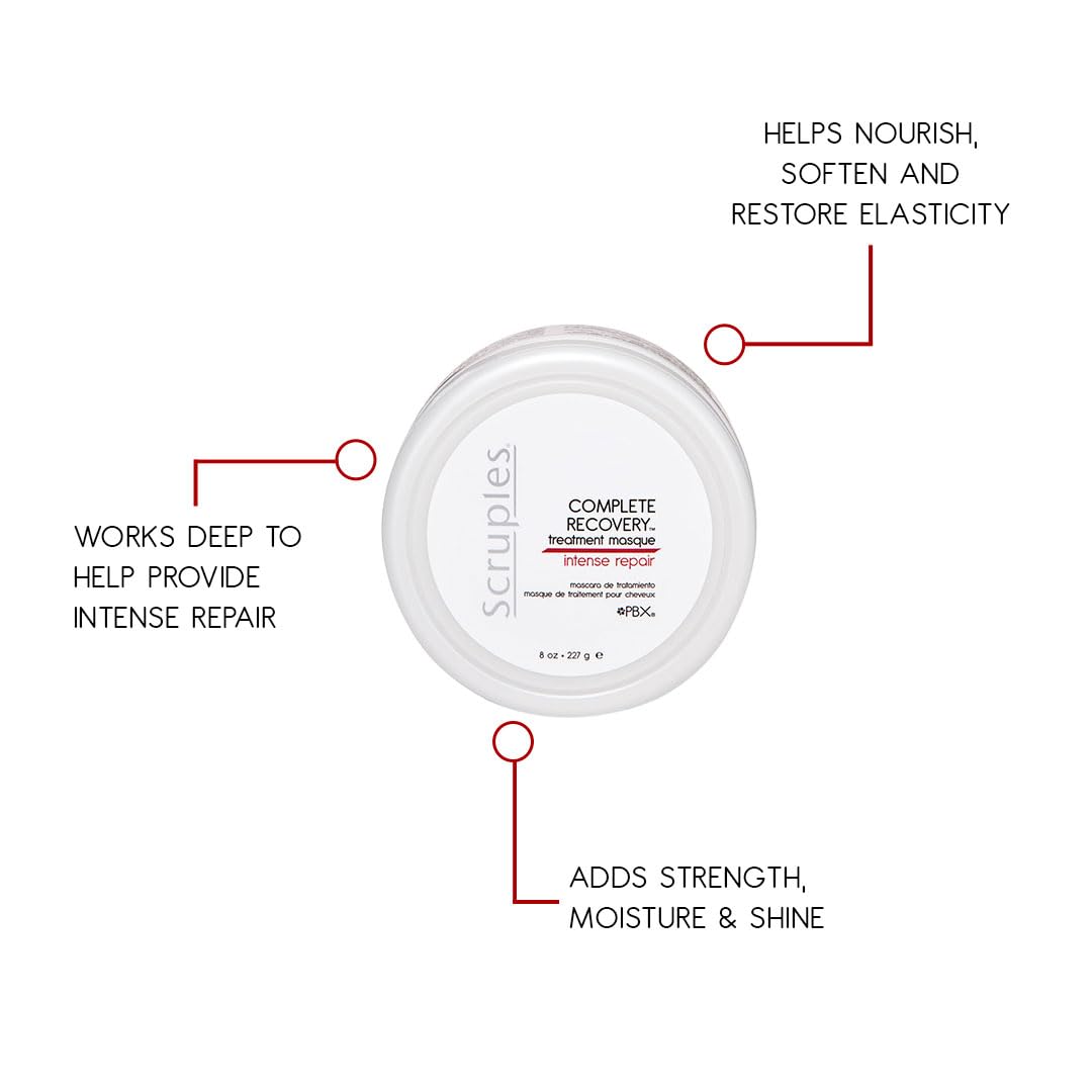 Creamy texture of Scruples Complete Recovery Masque for deep moisture.