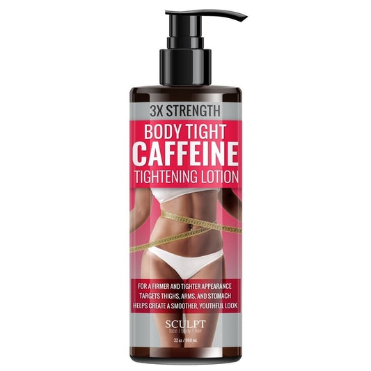 SCULPT 3X Body Tightening Lotion bottle front view for daily use.