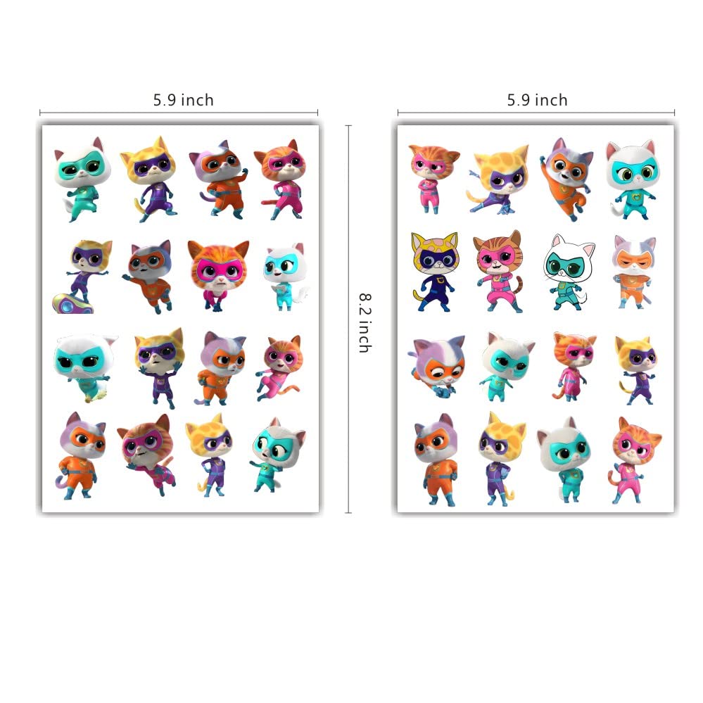 SDONY Super Cats designs on hands showcase colorful, removable body art.