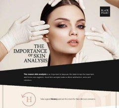 Sea of Spa Black Pearl Serum application on the eye area for soothing care