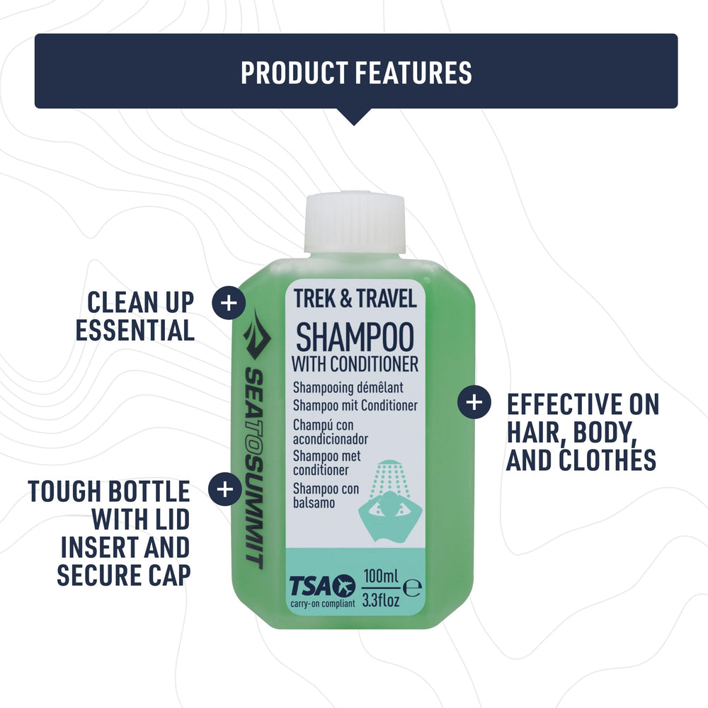 Sea to Summit label close-up showing biodegradable phosphate-free formula