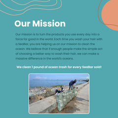 SeaBar eco packaging and plastic-offset initiative visuals reinforcing a cleaner planet