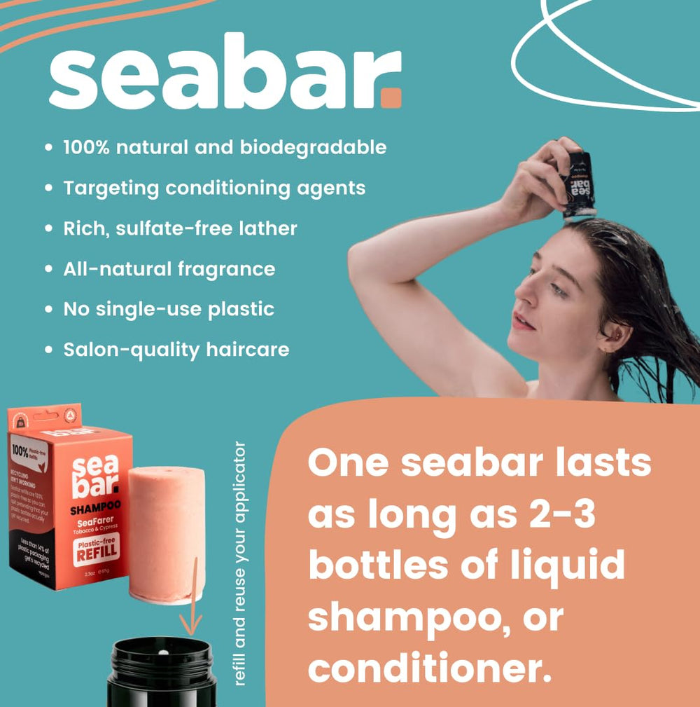 SeaBar reusable applicator close-up for precise, mess-free application.