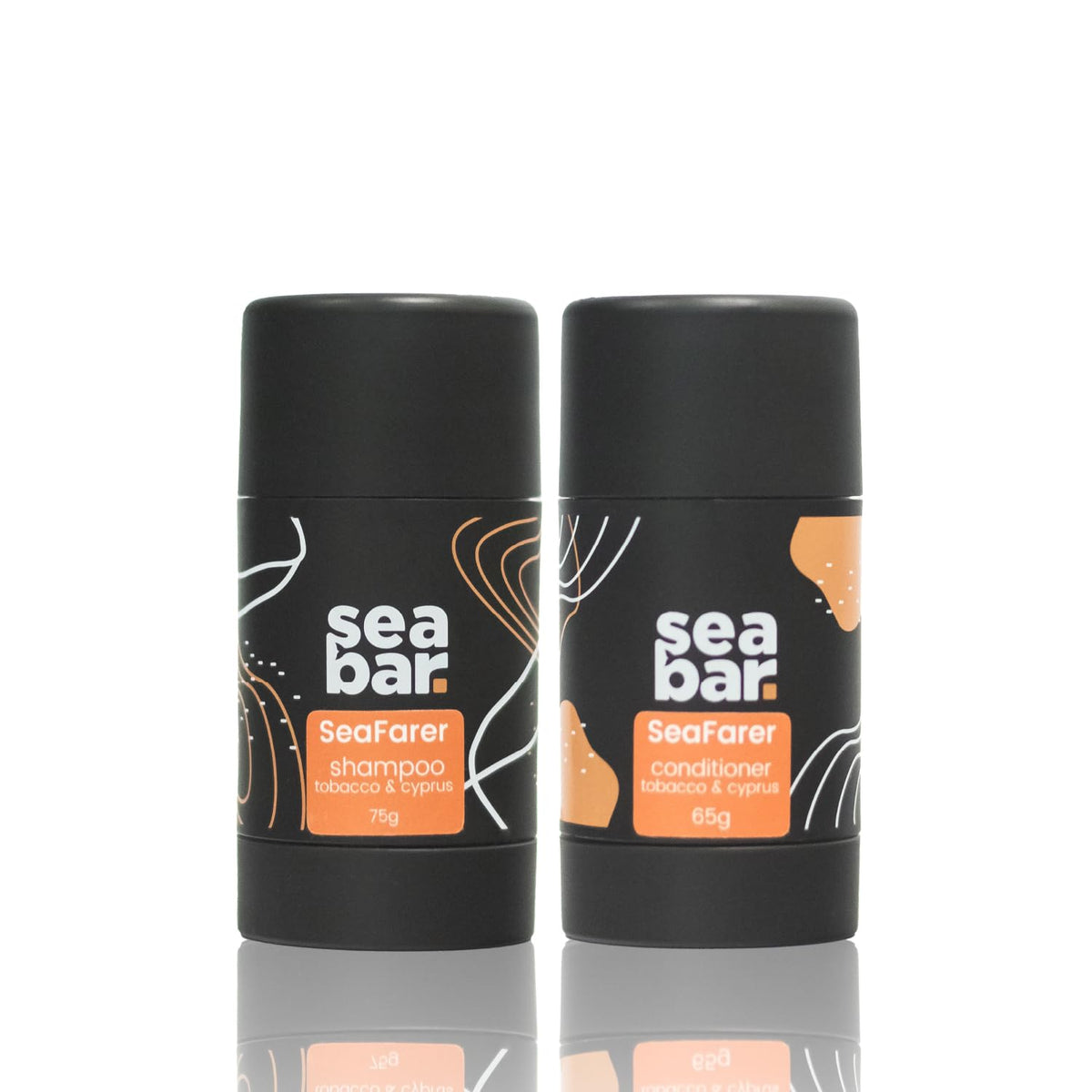 SeaBar shampoo bar close-up highlighting natural ingredients for cleaner, healthier-feeling hair.