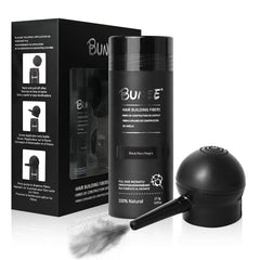 Seaboll hair fibers application mist demonstrates precise mist for natural coverage.