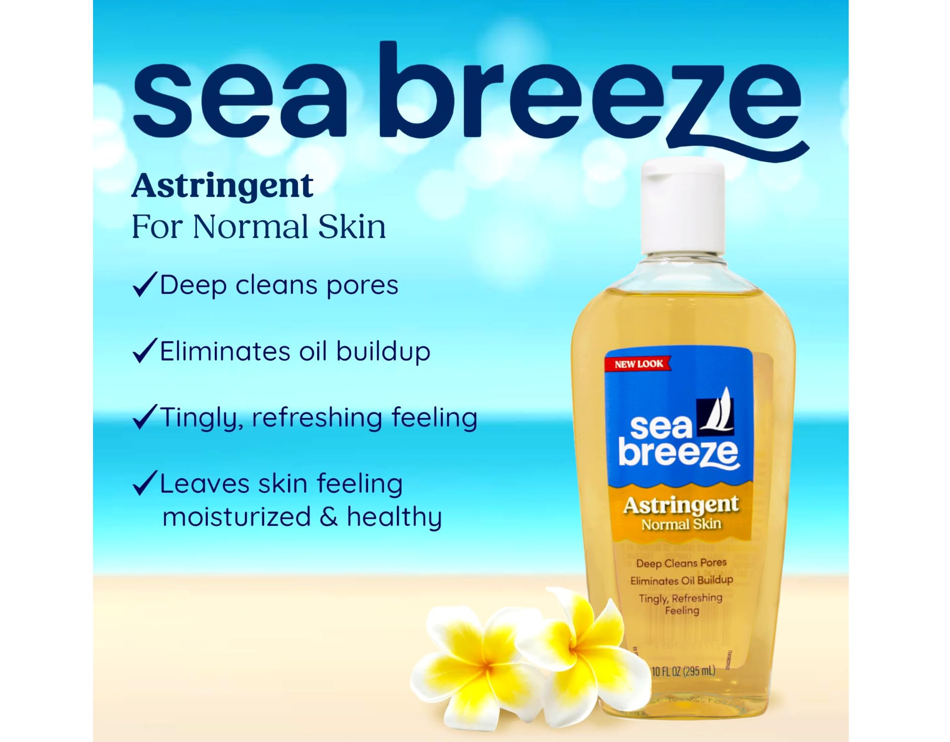 Seabreeze Astringent morning routine scene for a refreshing start.