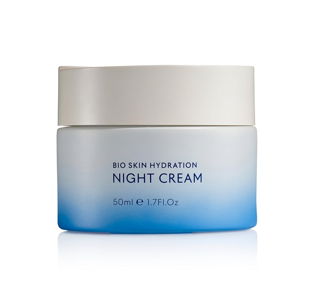 SEACRET Bio Skin Hydration Night Cream packaging showcases premium at-home care.
