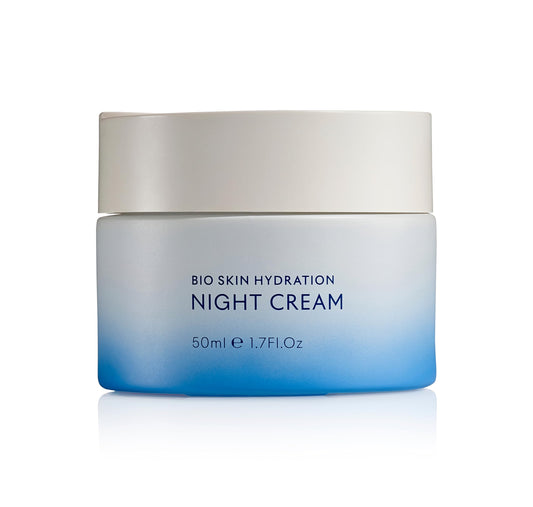 SEACRET Bio Skin Hydration Night Cream packaging showcases premium at-home care.
