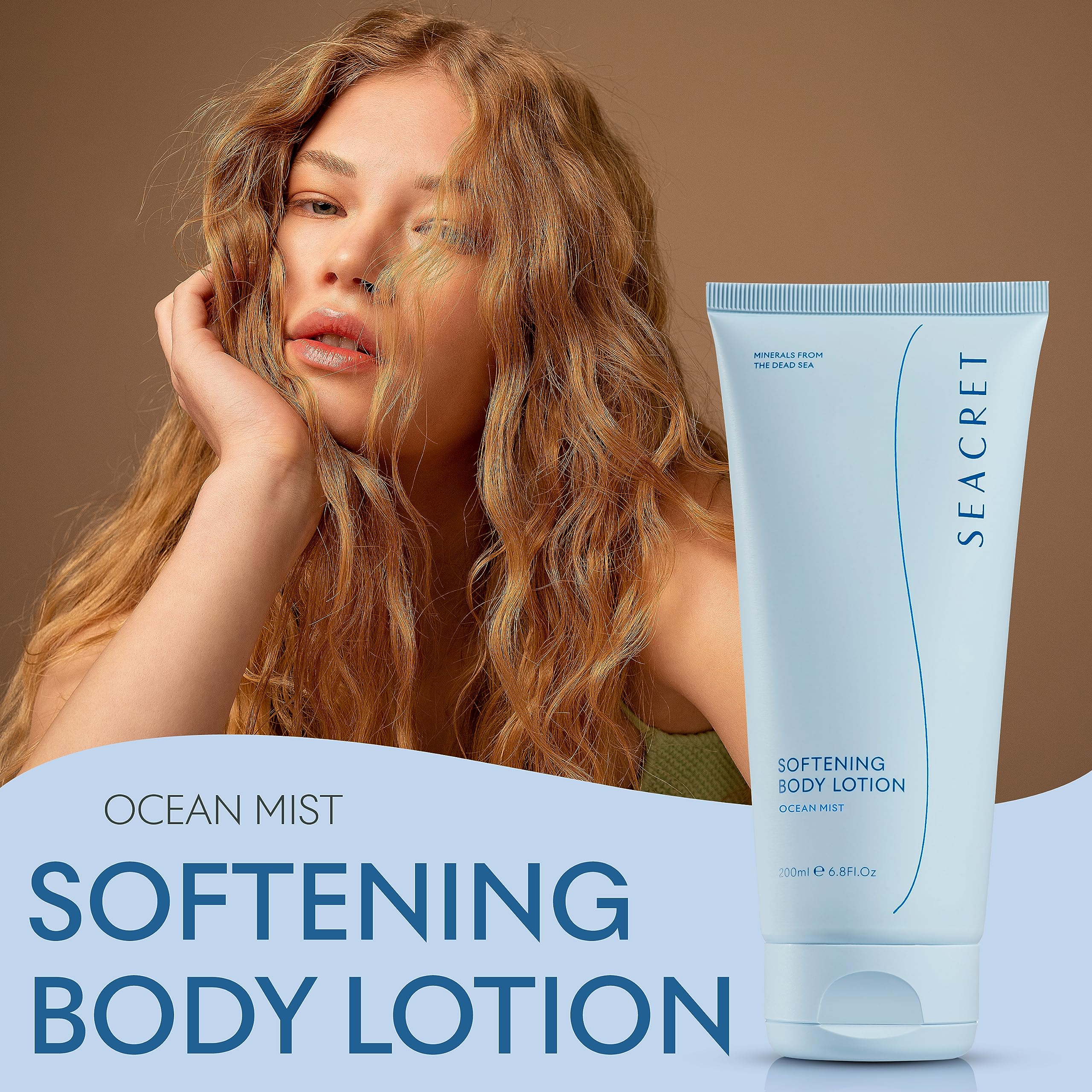 SEACRET unscented label emphasizing fragrance-free care