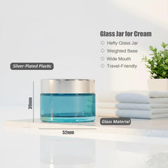 Seafulee jar with inner liner and silver lid ensures leak-proof storage and freshness