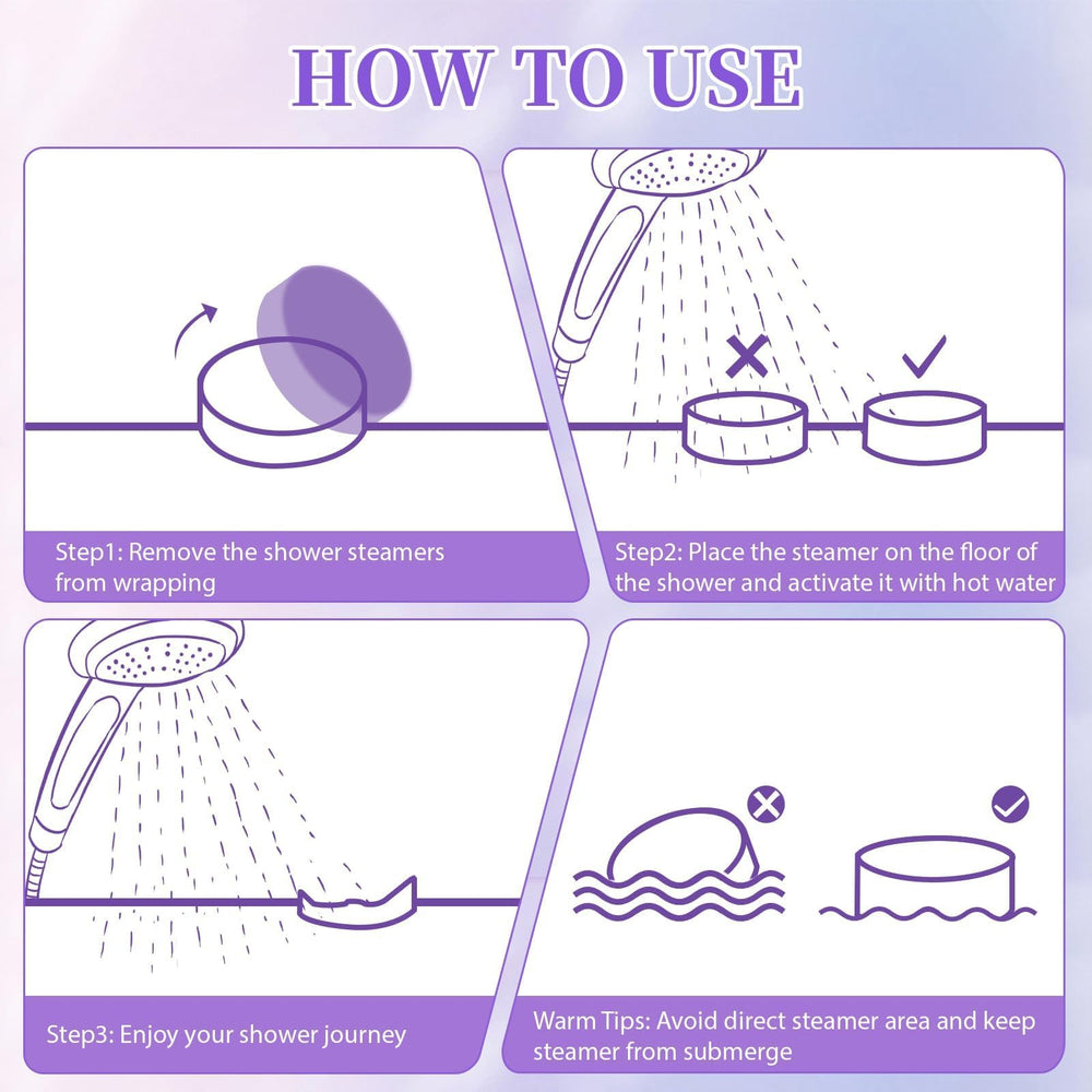 SeasonBliss peppermint steamers deliver a cooling boost during showers