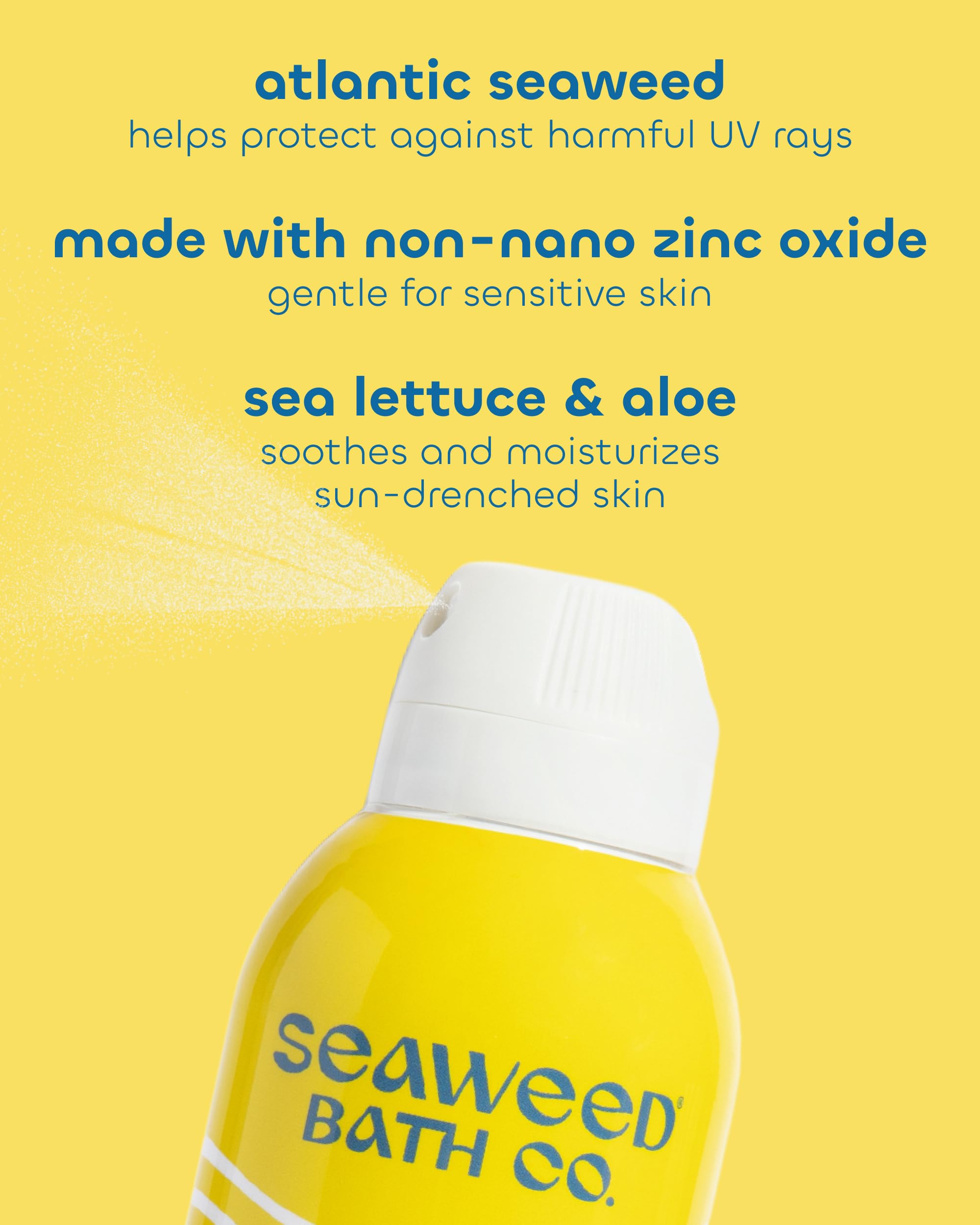 Aloe and shea butter nourish and soften skin during sun exposure.