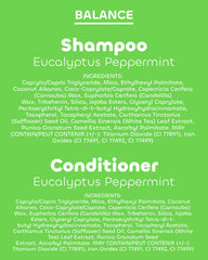 The Seaweed Bath Co. Balance bottle made from recycled plastic, supporting sustainable packaging.
